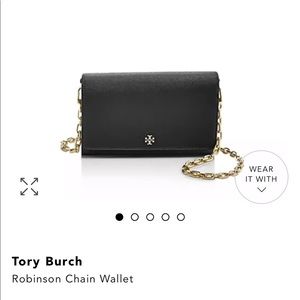 Tory Burch Robinson Chain Wallet - never worn